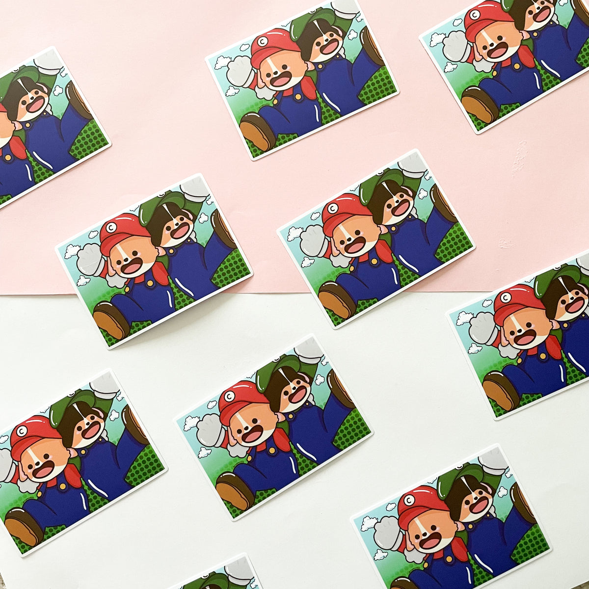 Super Corgi-o Sticker