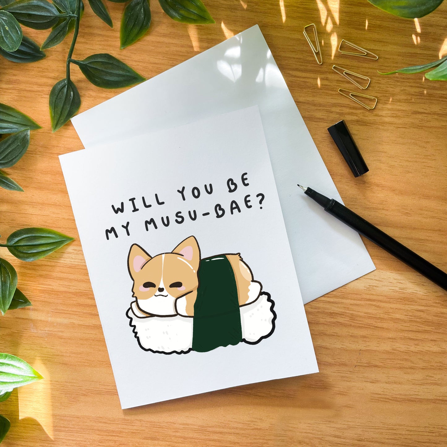 Will You Be My Musu-bae? Greeting Card