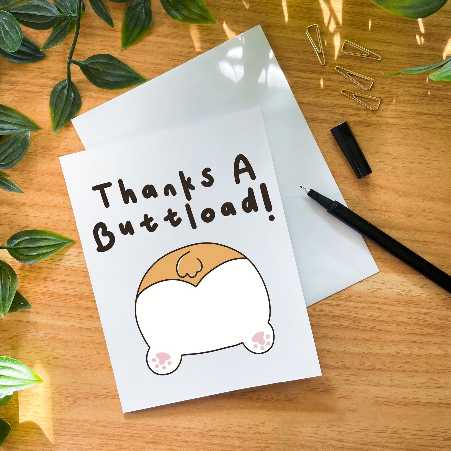Thanks A Buttload! Greeting Card