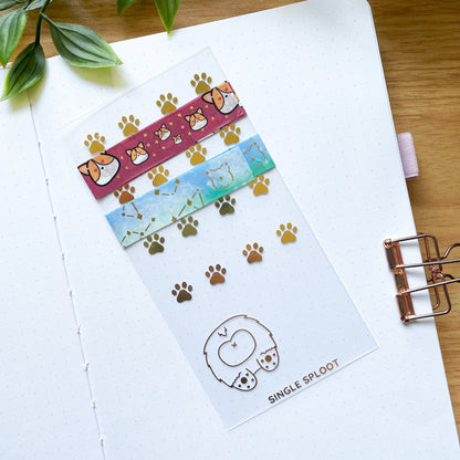 Gold Foiled Transparent Card