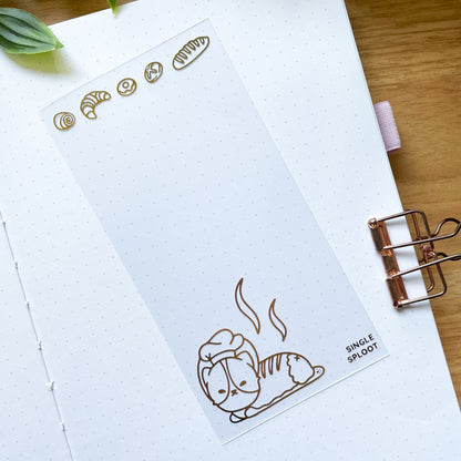 Gold Foiled Transparent Card