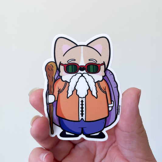 Master R Corgi Sticker