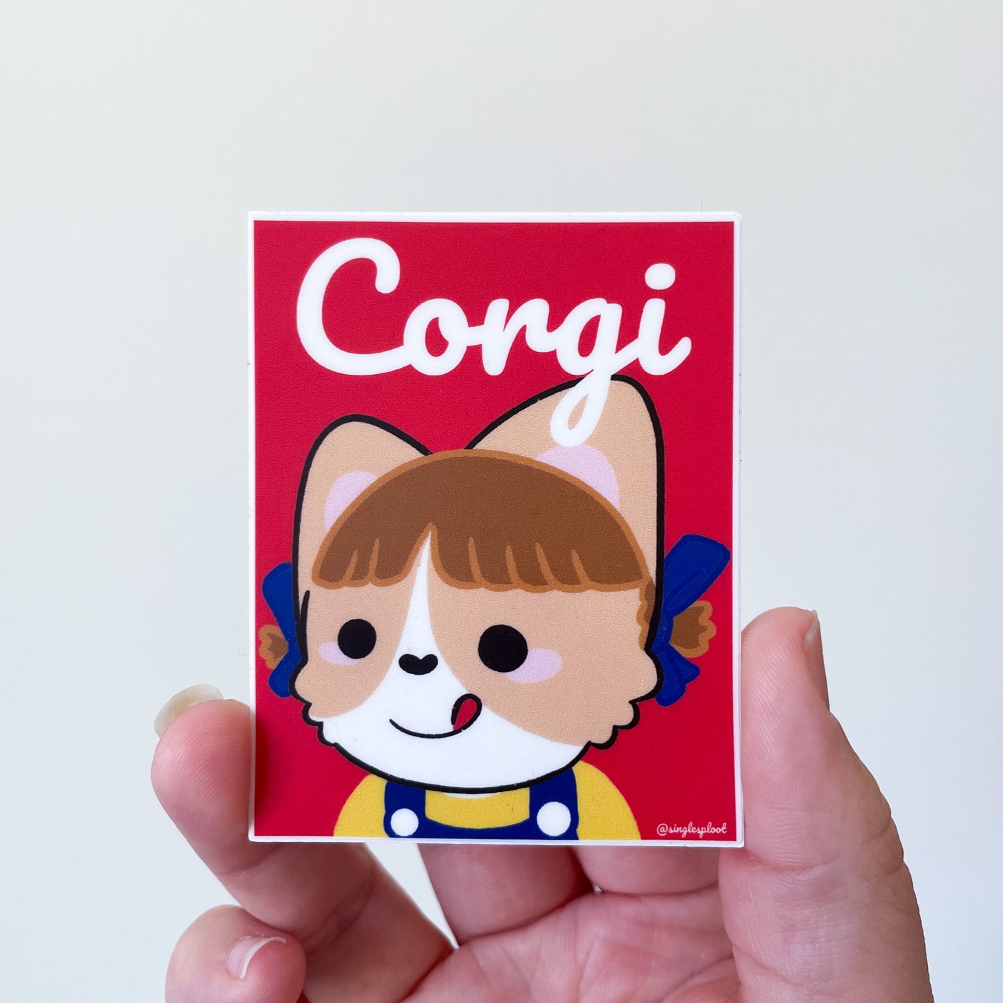 Milky Corgi Sticker