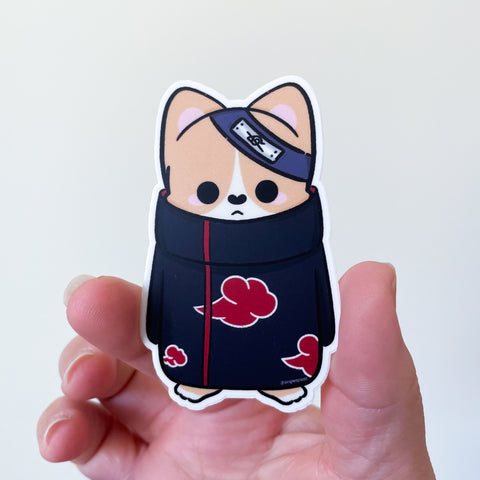 Single Sploot Corgi Stickers & Stuff