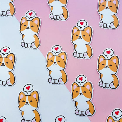 uwu Corgi Sticker