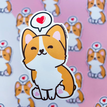 uwu Corgi Sticker