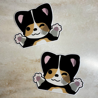 Window Corgi Car Decal v2