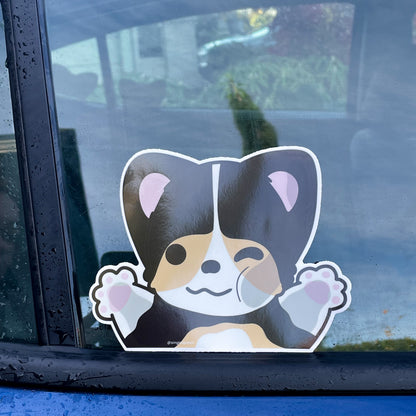 Window Corgi Car Decal v2