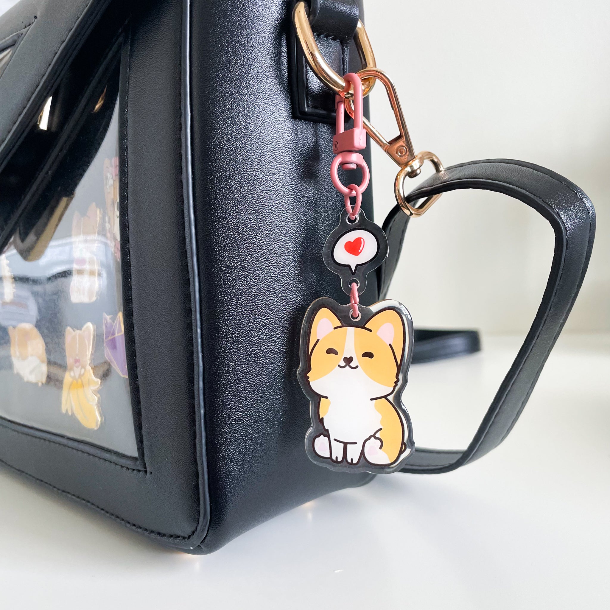 Single Sploot Corgi Stickers & Stuff