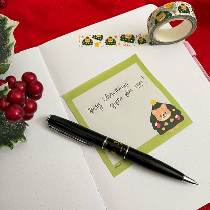 Pawliday Corgmas Tree Sticky Note
