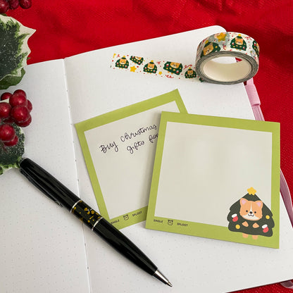 Pawliday Corgmas Tree Sticky Note