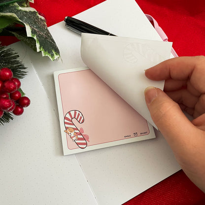 Pawliday Candy Cane Sticky Note